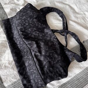 Lululemon Black Camouflage Women's Sports Bra
